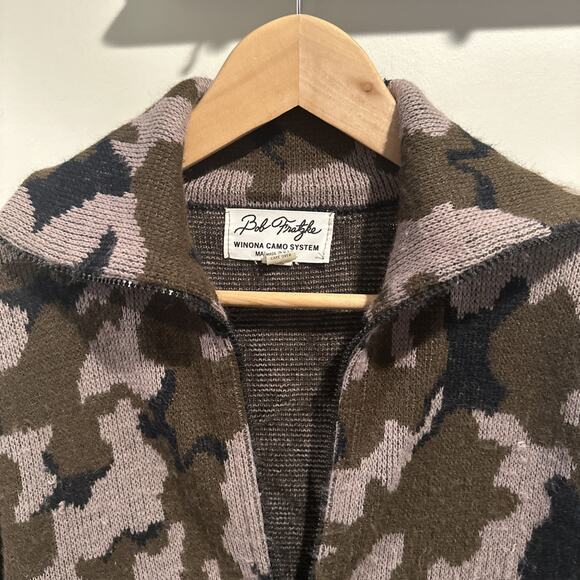 Vintage Bob Fratzke Winona Camo System Men's Sweater Medium - Picture 2 of 9